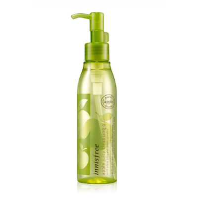 TẨY TRANG TÁO XANH INNISFREE APPLE JUICY CLEANSING OIL