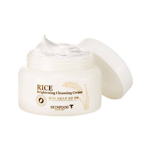 KEM TẨY TRANG GẠO SKINFOOD RICE BRIGHTENING CLEANSING CREAM