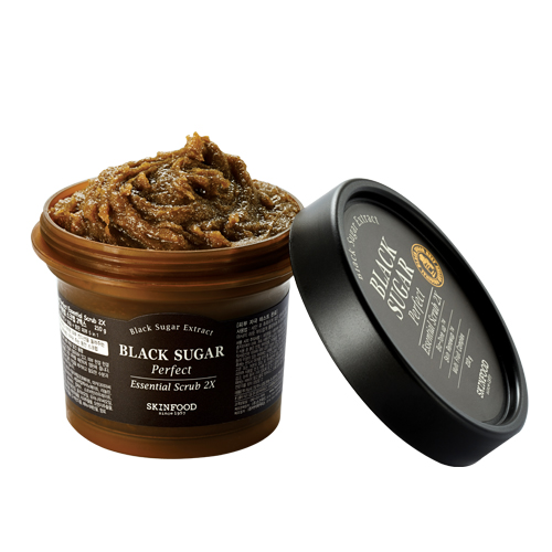 TẨY TẾ BÀO CHẾT CHIẾC XUẤT ĐƯỜNG ĐEN SKINFOOD BLACK SUGAR PERFECT ESSENTIAL SCRUB 2X