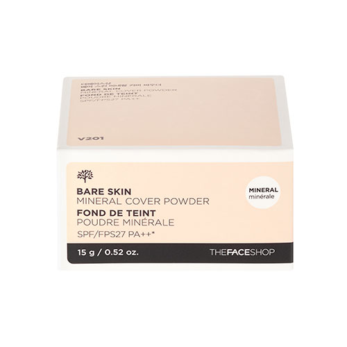 PHẤN PHỦ BỘT THE FACE SHOP BARE SKIN MINERAL COVER POWDER SPF27 PA+++