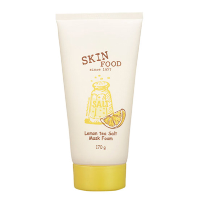 SỮA RỬA MẶT SKINFOOD LEMON TEA SALT MASK FOAM