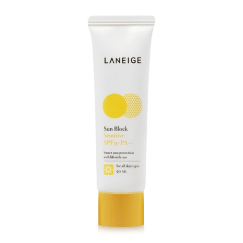 KEM CHỐNG NẮNG DÀNH CHO DA NHẠY CẢM LANEIGE SUN BLOCK SENSITIVE SPF30 PA++