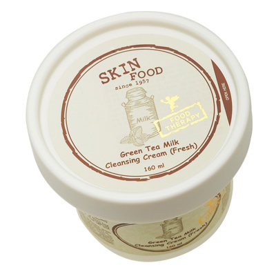 KEM TẨY TRANG SKINFOOD GREEN TEA MILK CLEANSING CREAM