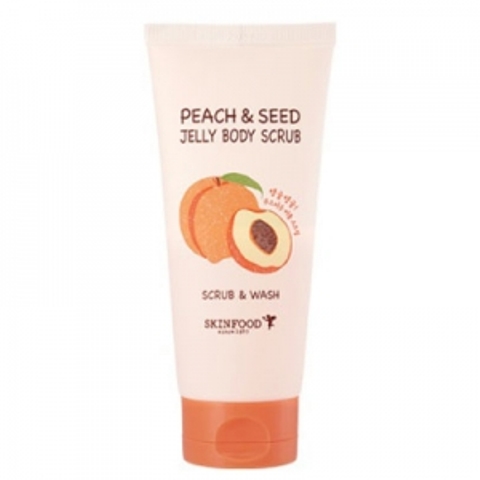 TẨY TẾ BÀO CHẾT ĐÀO SKINFOOD PEACH & SEED JELLY BODY SCRUB