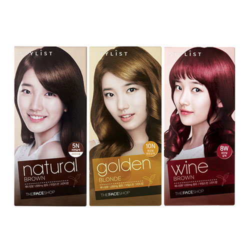 DẦU GỘI NHUỘM TÓC THE FACE SHOP SILKY HAIR COLOR CREAM
