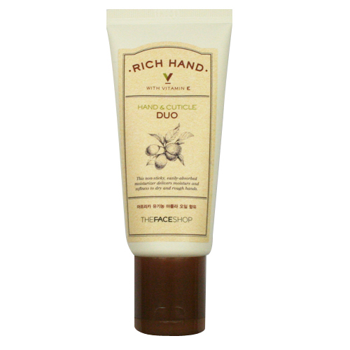 KEM DƯỠNG DA TAY THE FACE SHOP RICH HAND V HAND & CUTICLE DUO