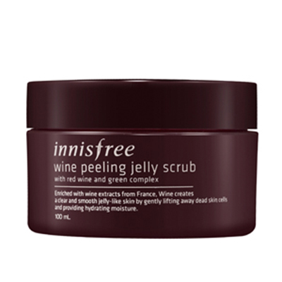 TẨY TẾ BÀO CHẾT RƯỢU VANG INNISFREE WINE PEELING JELLY SCRUB