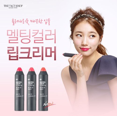 SON MÔI THE FACE SHOP MELTING COLOR LIP CREAMER