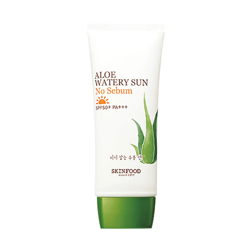 KEM CHỐNG NẮNG SKINFOOD ALOE WATERY SUN NO SEBUM SPF50+ PA+++