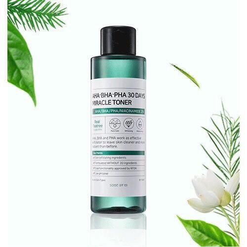 Nước Hoa Hồng Trị Mụn “Thần Kì” Some By Mi AHA-BHA-PHA 30 Days Miracle Toner