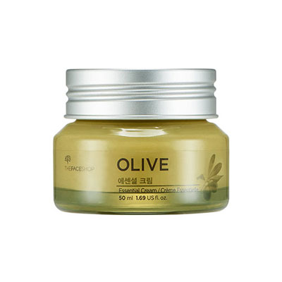 KEM DƯỠNG ẨM SÁNG DA THE FACE SHOP OLIVE ESSENTIAL CREAM