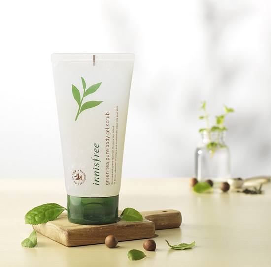 Gel Tẩy Tế Bào Chết Toàn Thân Innisfree Green Tea Pure Body Gel Scrub 150ml