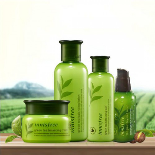 Bộ Dưỡng Da Innisfree Trà Xanh Green Tea Balancing Ex