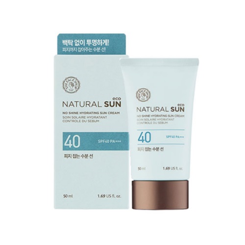 Kem chống nắng kiềm dầu Natural Sun Eco No Shine Hydrating Sun Cream SPF40 PA+++