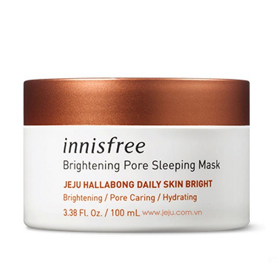 Mặt Nạ Ngủ Dưỡng Trắng Da Và Se Khít Lỗ Chân Lông Innisfree Whitening Pore Sleeping Pack