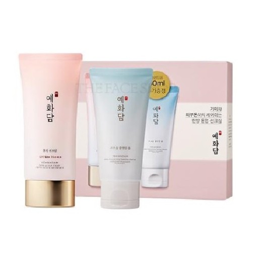 Kem Chống Nắng Lâu Trôi The Face Shop Yehwadam Tone Up Sun Cream SPF50+ PA+++ 50ml (Tặng Kèm Sữa Rửa Mặt Yehwadam 50ml)