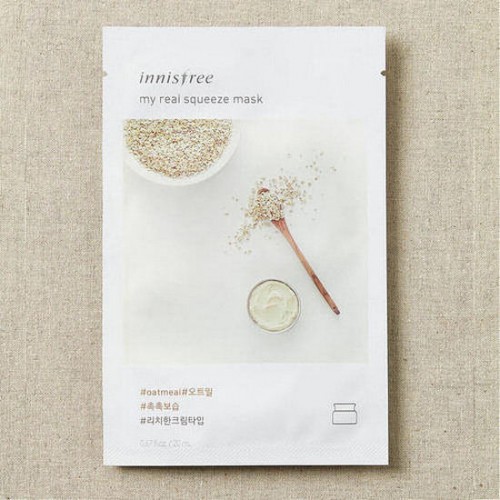 Mặt Nạ Gói Yến Mạch Innisfree It's Real Squeeze Mask Oatmeal