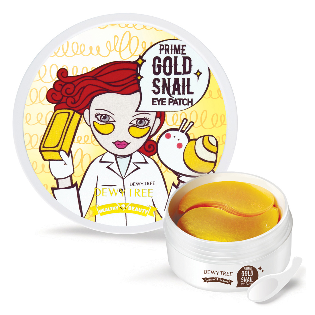 Mặt Nạ Giảm Quầng Thâm Mắt DewyTree Prime Gold Snail Eye Patch