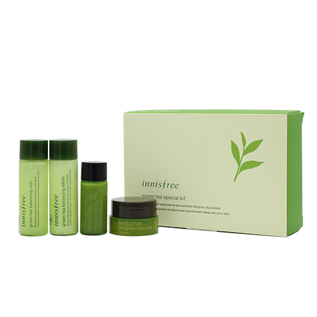 Bộ Dưỡng Da Dùng Thử Innisfree Trà Xanh Green Tea Special Kit  (4 Sản Phẩm)