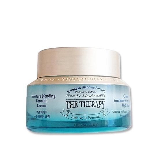 Kem Dưỡng Ẩm Chống Lão Hóa The Face Shop The Therapy Moisture Blending Formula Cream 50ml