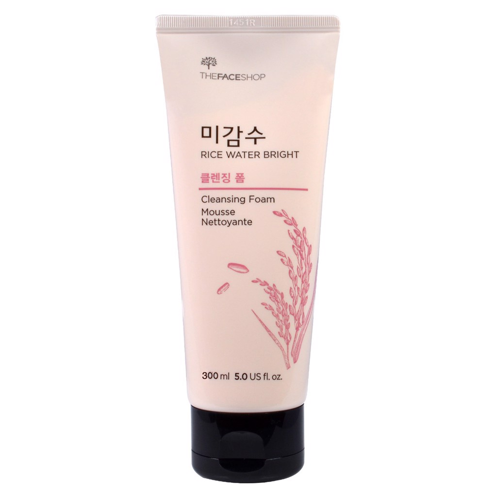 Sữa Rửa Mặt Sáng Da Gạo The Face Shop Rice Water Bright Cleansing Foam 300ml