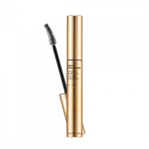 Mascara Làm Dày Và Cong Mi The Face Shop Gold Collagen Volume Mascara
