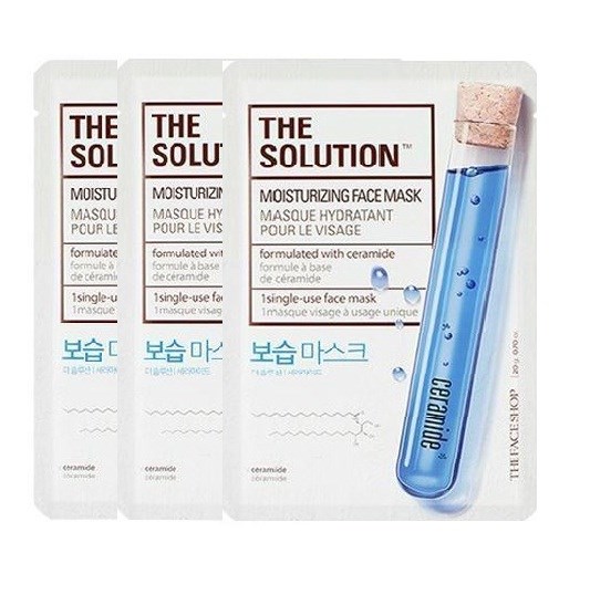 (SET 3PCS) Mặt Nạ Cung Cấp Ẩm The Face Shop The SOLUTION MOISTURIZING FACE MASK