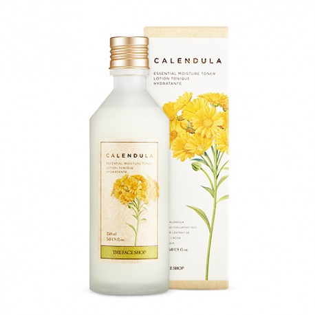 Nước Hoa Hồng Làm Dịu Da Và Ngăn Ngừa Lão Hóa The Face Shop Calendula Essental Moisture Toner 150ml