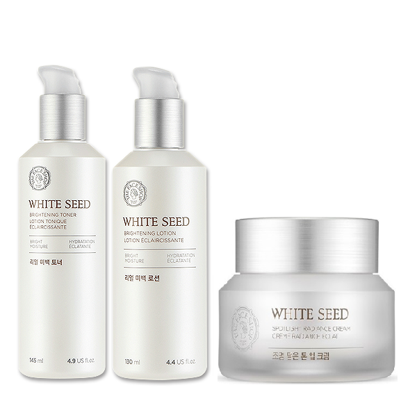 BỘ DƯỠNG TRẮNG DA WHITE SEED (TONER, LOTION, SPOTLIGHT RADIANCE CREAM)