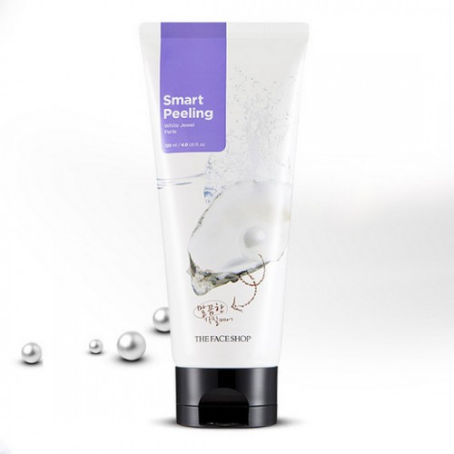 TẨY TẾ BÀO CHẾT TRẮNG DA TỪ NGỌC TRAI THE FACE SHOP WHITE JEWEL PEELING